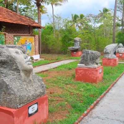 Granite Alwar Sculptures